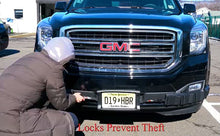Bumper Thumper Ultimate Front Bumper Guard Shock Absorbing Flexible (License Plate Frame ONLY), License Plate Frame, Luv-Tap, Luv-Tap
