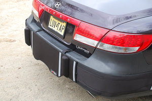 Luv-Tap BG002 - COMPLETE COVERAGE Universal Fit Rear Bumper Guard for Bumper Mounted Rear License Plate Vehicles - with Cut-out for License Plate, Rear Bumper Guard - for BUMPER MOUNTED rear licese plate vehicles, Luv-Tap, Luv-Tap 